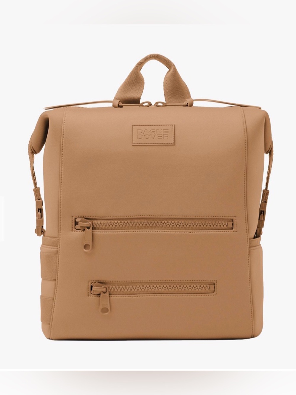 Dagne Dover Indi Neoprene Diaper Backpack Large Camel Brown